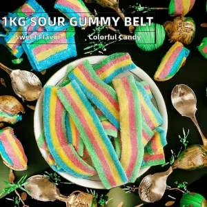 Halal Sour Gummy Candy Mixed Fruit