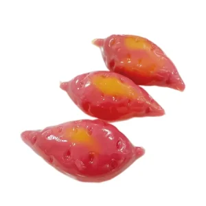 Halal Sweet Potato Shaped Chewy Gummy Candy Soft and Delicious Fruit Flavored Peeled in Bag Packaging