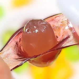 Halal Sweets and Candies Fudge Peeled Mix Fruit Shaped Candies Peelable Chewy Candy Fruit Bulk Gummy Candy