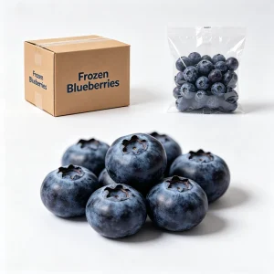 Hand Picked Frozen Blueberries for Artisan Preserves and Handmade Jam Natural Sweet Tiny Berries