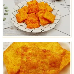 Handmade Hard Texture Dried Fruit and Vegetable Snacks in Bulk Packaging Spicy Glutinous Rice Ground Pot Chips for Children