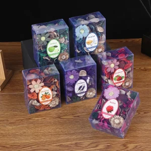 Handmade Natural Plant Aromatherapy Potpourri Fragrance Sachet of Dried Flowers Petals Fruit Shells Scented Dry Flowers