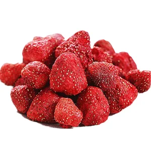 Healthy 1kg Bulk Freeze Dried Fruit Whole Preserved Healthy Dragon Fruit Freeze Dried Strawberry FD Drying Process