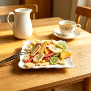 Healthy Freeze-Dried Vegetables and Fruits Natural Sweetness Taste Dry Fruits in Vacuum Pack FD Drying Process