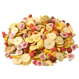 Healthy Mixed Fruit Crisps Jackfruit Peach Kiwi Strawberry Banana Bulk Freeze Dried Mixed Dried Fruit Crisps