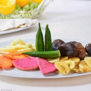 Healthy Mixed Fruit Vegetable Crisp Fried Non Puffed Dried Food Rich Nutrition Salted Taste Hard Texture Casual Snacks Box