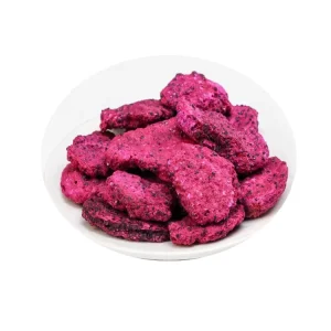 Healthy Pure Red Dragon Fruit Freeze Dried Sliced Powder Healthy Tropical Snack Sweet Taste Preserved Vacuum Pack Bulk