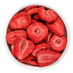 Healthy Snack FD Drying Process Dried Fruit Freeze Dried Freeze Dried Strawberry Slice