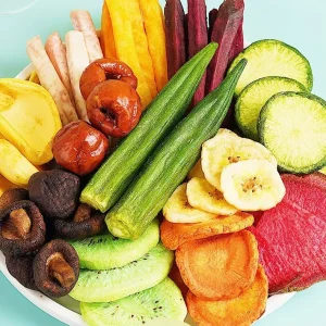 Healthy Snacks Leisure Foods Crispy Mixed Dried Fruit and Vegetables 250g Mixed Dried Fruit & Vegetable Snacks