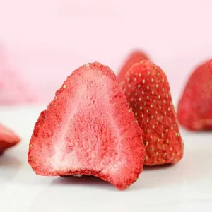 Healthy Whole Strawberries Freeze Dried FD GMO Free Healthy Snacks Vacuum Pack Candied Fruit Sweet Taste Ready to Eat