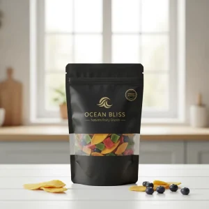 Heavy Duty Aluminum Foil Zip Lock Seal Gusset Bottom Pouch Custom Printed Tea Package