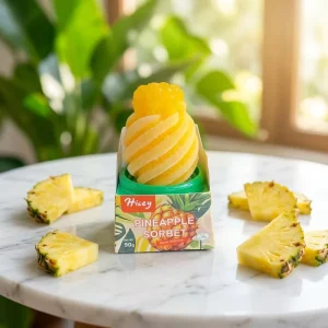 Hicey Viral Fruit Shaped Pineapple Ice Cream Customizable Popular Pineapple Shape Fruity Flavored Ice Cream