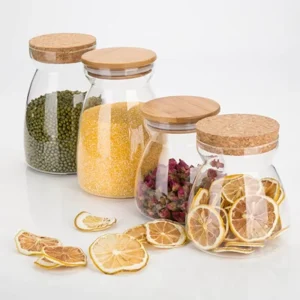 High Borosilicate Glass Storage Jar Grains Tea Dried Fruits Coffee Beans Moisture Proof Kitchen Container Custom Logo Giveaways