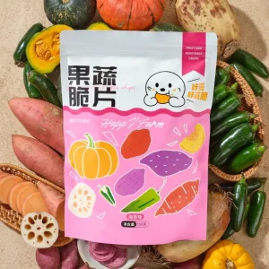 High Dietary Fiber Vitamin Rich Energy Boosting Not Greasy Tempura Snacks Seaweed Flavor Mixed Vegetables Crisps