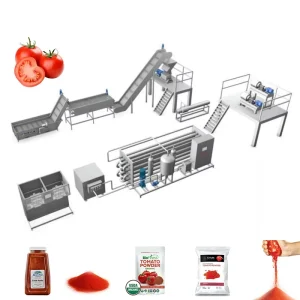 High Efficiency Concentrate Tomato Powder Making Machine Production Line