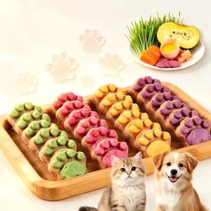 High Protein Freeze Dried Fruit Vegetable Meat Cat & Dog Treats Grain Free Biscuits