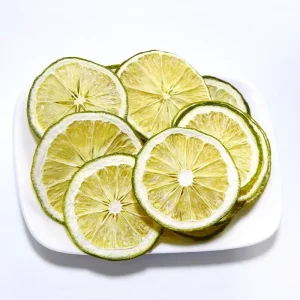 High Quality Factory Price Dried Lime Orange Slices Sour Taste Green Dried Lemon Slice for Tea