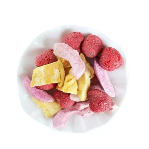 High Quality Freeze Dried Mixed Fruits Bulk Banana Kiwi Fig Red Date Apple Strawberry Preserved Snack