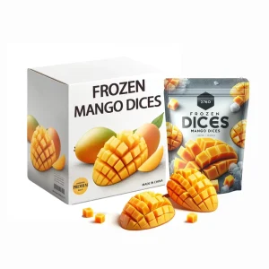 High Quality Frozen Diced Mango, Thailand Grown, Fruit Puree, IQF Process, Bulk Packed