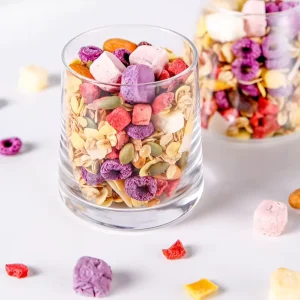 High Quality Fruit Oatmeal Snacks Mixed Freeze Dried Fruits and Nuts Instant Food Cereal Porridge Oatmeal Flakes