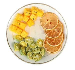 High Quality Handmade Dried Fruit Slice Fruit Tea Mixed Cool Dry Lemon Kumquat Passion Fruit Ice Tea Drink Blended Tea