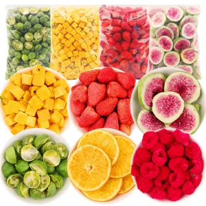 High Quality Healthy Snack Fresh FD Freeze Dried Whole Fig Strawberry Mango Fruits for Cake Decoration Delicious Food