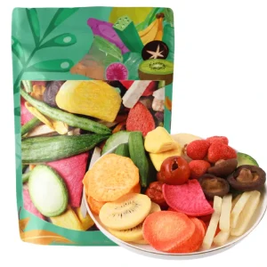 High Quality Mixed Fruit Vegetable Crisps Vacuum Fried Vegetables Freeze Dried Fruits Sweet Tasty Healthy Snacks