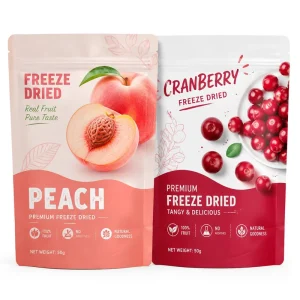High Quality Pad Printed Doypack for Freeze Dried Snacks Packaging Stand Heat Seal Ziplock Pouch Spouts Dried Fruit Sample Packs