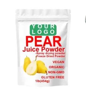 High Quality Pure Pear Fruit Juice Powder Dried Pear Fruit Concentrate Powder