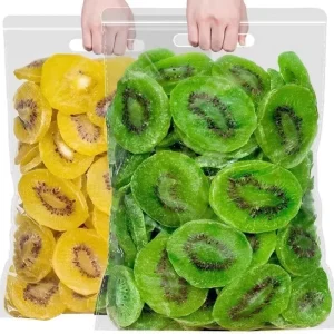 High Quality Sweet Flavor Chinese Frozen Dried Kiwi Fruit Slices Freeze Dry Golden Kiwi Fruit Snack