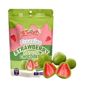 Hisnack Whole Grain Freeze Dried Strawberry Chocolate with Milk Chocolate