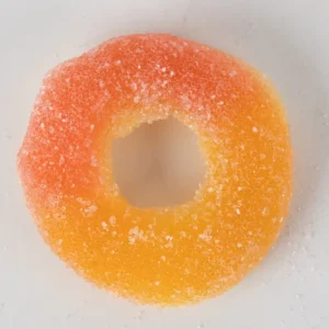 Holeywood Healthy Snacks Fruity Sweet Sugar Fruit Flavored Gummy Candy Doughnut Shapes 2.5kg OEM Factory Packaged