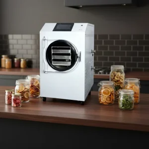 Home Small Automatic Freeze Dryer Machine Tabletop 2-3kg Batch High Efficiency Low Consumption for Sfd8 Freeze Dryer