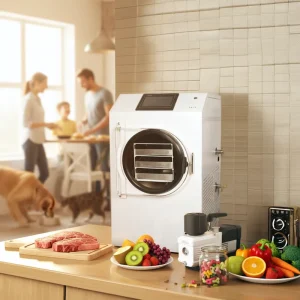 Home Use Small Food Lyophilizer Equipment Mini Vacuum 3kg Benchtop Fruit Strawberry Freeze Dryer Dry Machine