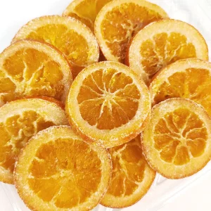 Honey Flavored Preserved Fruit Candied Orange Slices Bulk Packaging Halal certified Bag Sweet Taste Dried Mango