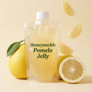 Honeysuckle Grapefruit Suction Bag Jelly Q Elastic Suction Jelly Snacks Satisfy Cravings Casual Food OEM Customization