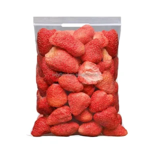 Hot Sell Healthy Low Fat Snacks Freeze Dried Fruit Bulk Fresh Sugar Free Freeze Dried Strawberry Snacks