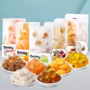 Hot-selling Dobbys Fruit-Flavored Soft Candies 110g | Mango & Passion Fruit Flavors | Chewy QQ Candies, Sweet Soft Snack Candies