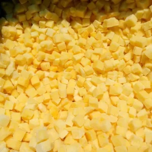 IQF Frozen Green Yellow Mango Sliced Chunk Diced Bulk