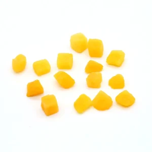IQF Frozen Premium Quality Yellow Peach Dices Sweet Delicious Fruit Whole Water Bulk Packaged Cubes Chunks Blocks