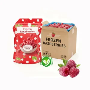 IQF Sharp Dragon Bulk Frozen Raspberries 10kg 10KG CTNS