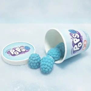 Icedelight I3dpops Chocolate & Fruity Shaped Mini Ice Cream Soft Frozen Smooth Taste Natural Flavors Box 140g for Retail