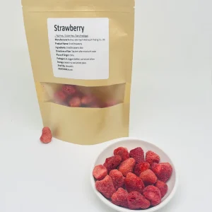 Individually Packaged Freeze Dried Strawberries Real Pictures Delicious Whole Strawberries Ready to eat Large Bags of Snack