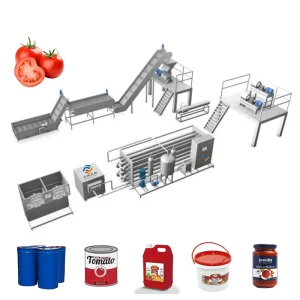 Industrial Automatic Tomato Paste Processing Machine Tomato Jam Processing Line Ketchup Making Machine