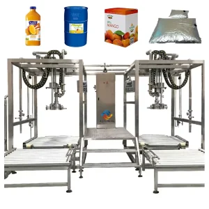Industry Automatic Double Head Aseptic Bag in Box Filler Machine Fruit Vegetable Processing Machines