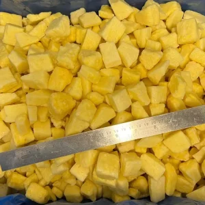 Iqf Fresh Frozen Pineapple Cut 1 2 Halves Dice Cubes Frozen Cubes Dices Frozen Fruits