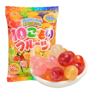 Japanese Candy 10 Kinds of Fruit Flavored Assorted Candy Hard Candy 160g