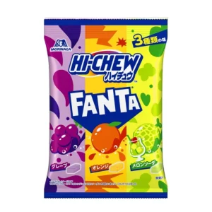 Japanese Snacks Hi Chew Fruit Juice Sandwich Gummy Candy Grape Strawberry Flavor Fruit Milk Candy