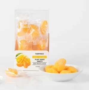 Jelly Fruit Gummy Candy Juice Soft Candy Mango Shaped Juice Gummy Candy