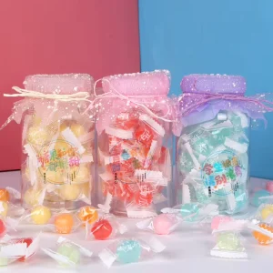 Kid Friendly Fruity Mixed Color Hard Candy Box 120g for Supermarket Kids Snack Aisle Gift Displays